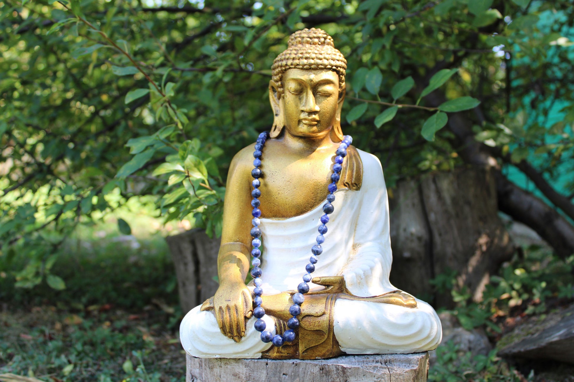 Collana sodalite pietra naturale