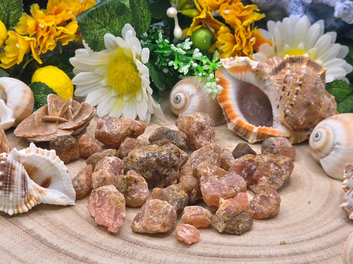 Essonite grezza pietra naturale 2