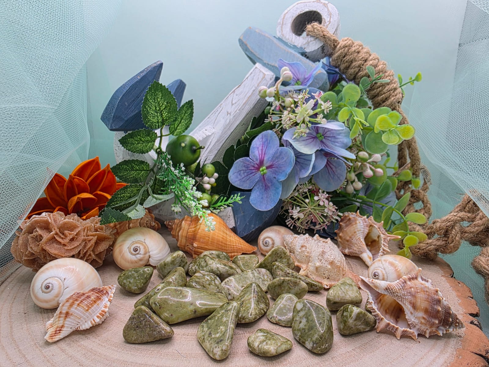 Grossularia pietra naturale burattata