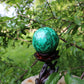 Sfera malachite 8 cm pietra naturale