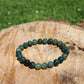 Bracciale 8 mm agata muschiata pietra naturale