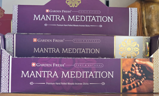 Incenso Mantra Meditation Garden Fresh