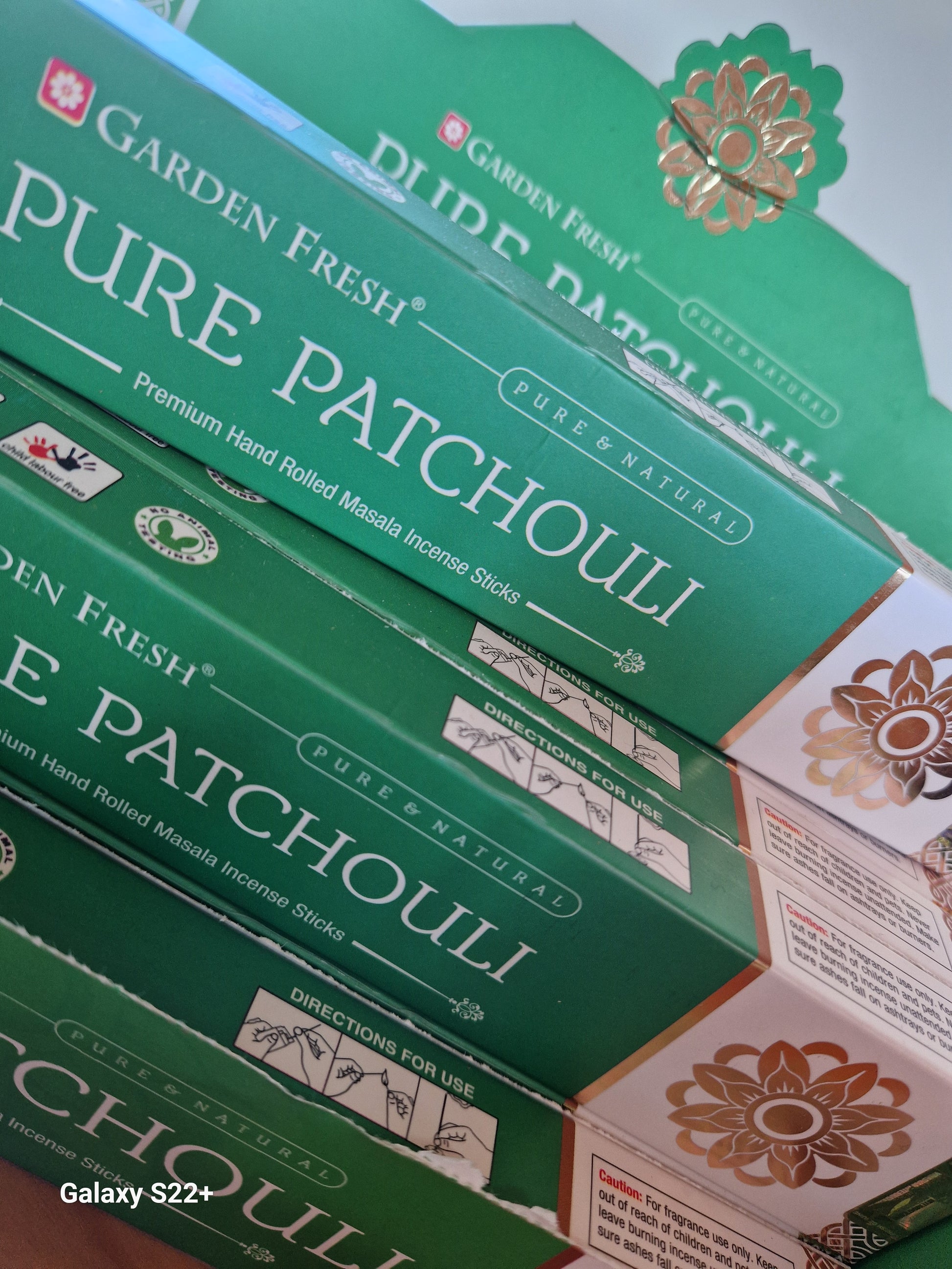 Incenso Pure Patchouli, Garden Fresh