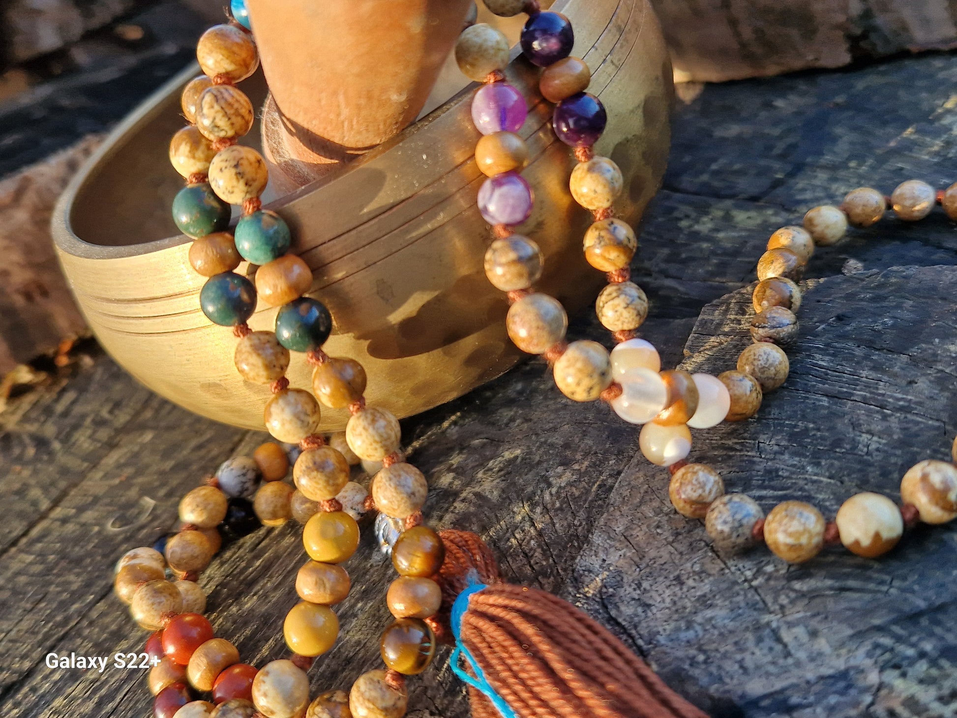Mala 108 pietre 7 chakra