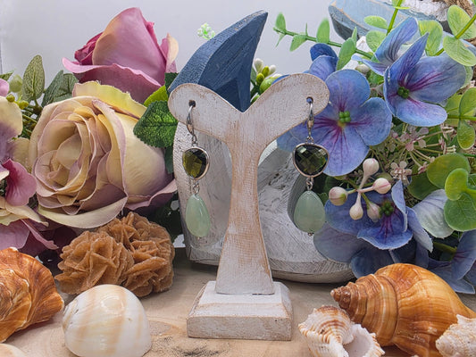 Orecchini Avventurina Verde