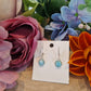 Orecchini pendenti Larimar pietra naturale
