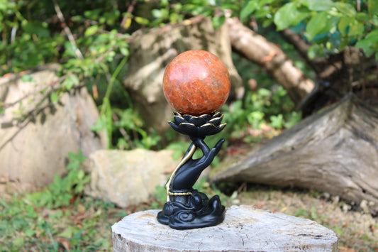 Sfera pietra del sole pietra naturale