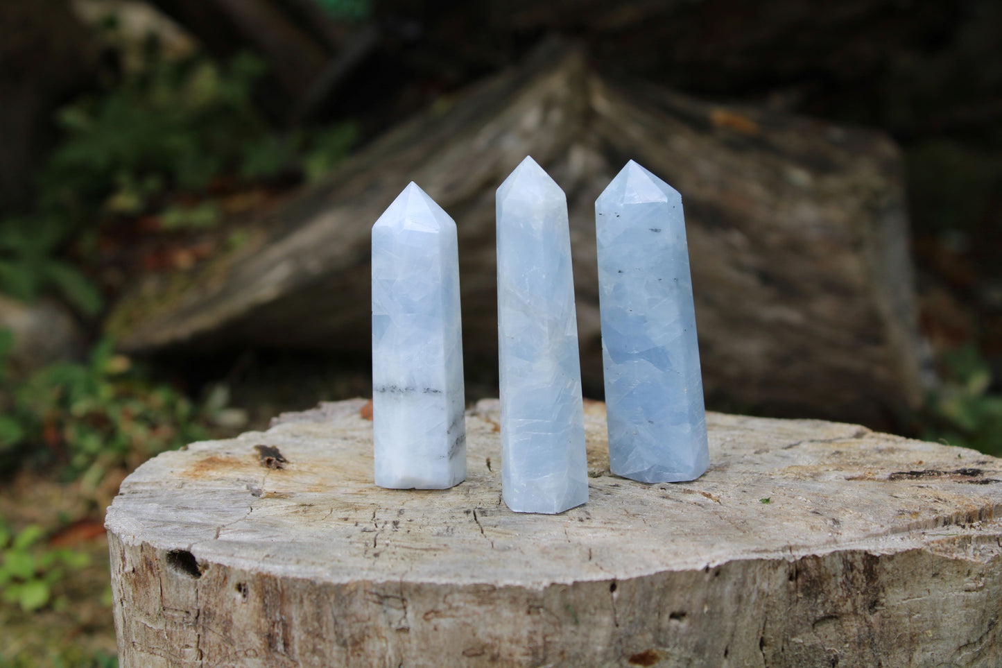 Torre calcite azzurra pietra naturale