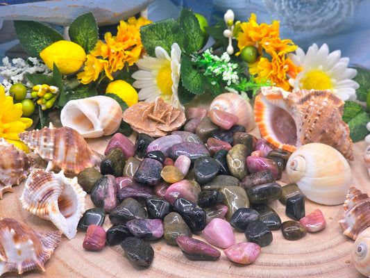 Varietà di tormalina burattata pietra naturale