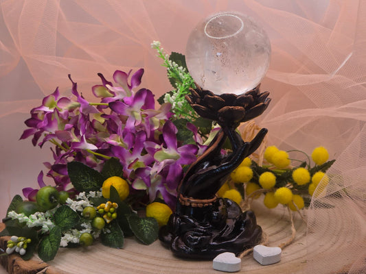 Sfera Quarzo Ialino pietra naturale