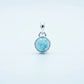 Ciondolo Larimar pietra naturale