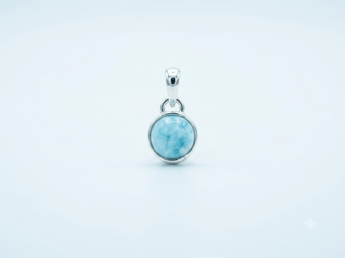 Ciondolo Larimar pietra naturale