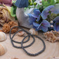 Bracciale 4mm ematite pietra naturale protettiva