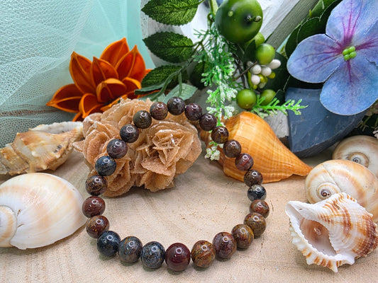 Bracciale 8mm Pietersite pietra naturale