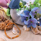 bracciale avventurina arancio naturale