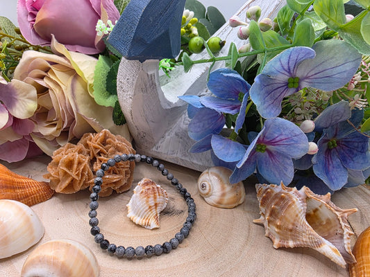bracciale fiocco di neve naturale
