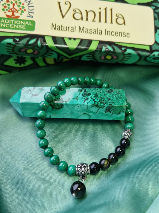 Bracciale Malachite pietra naturale
