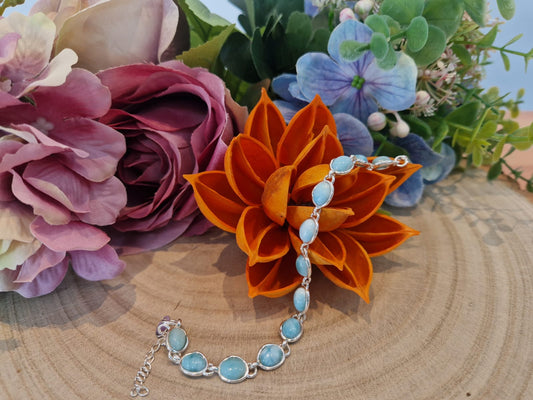 Bracciale Larimar pietra naturale
