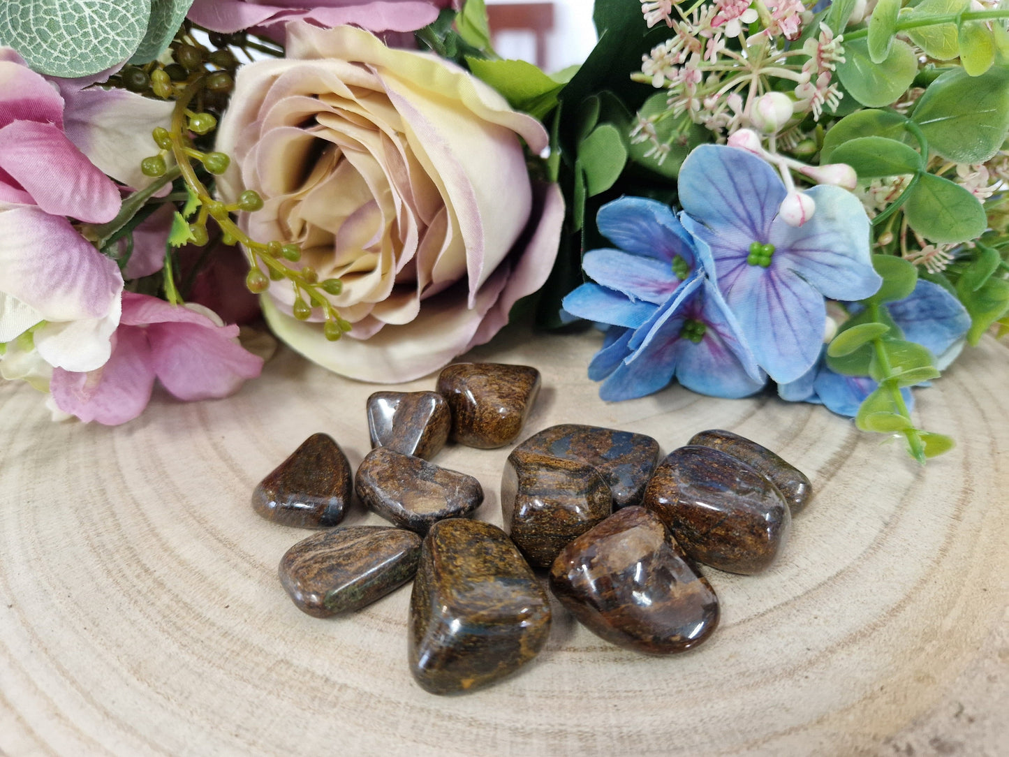 bronzite pietra naturale burattata