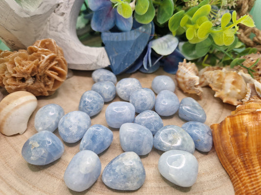 Calcite Azzurra pietra naturale burattata