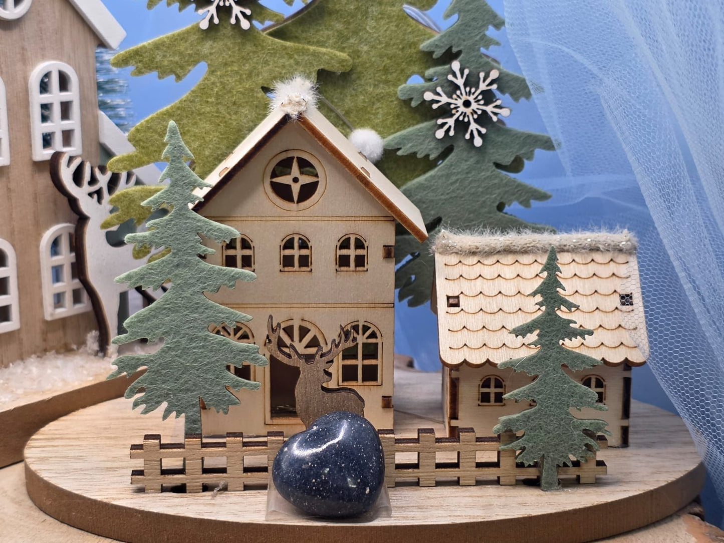 Cuore dumortierite pietra naturale 