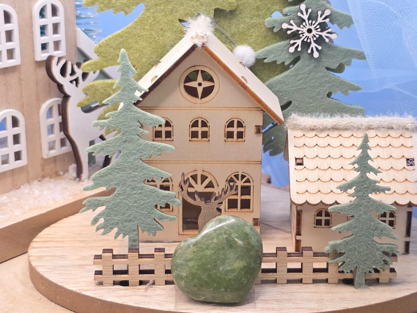 Cuore grossularia pietra naturale 