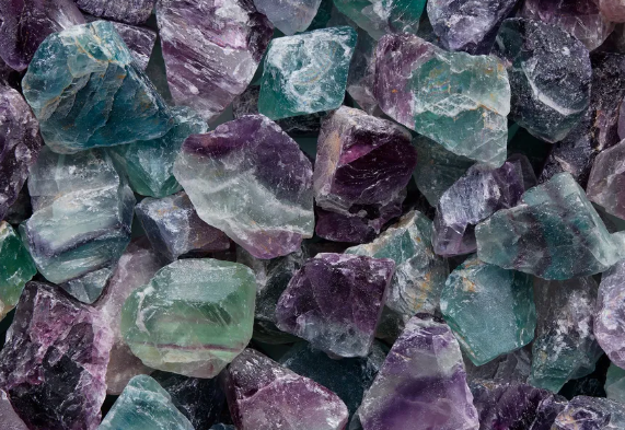 Fluorite grezza pietra naturale