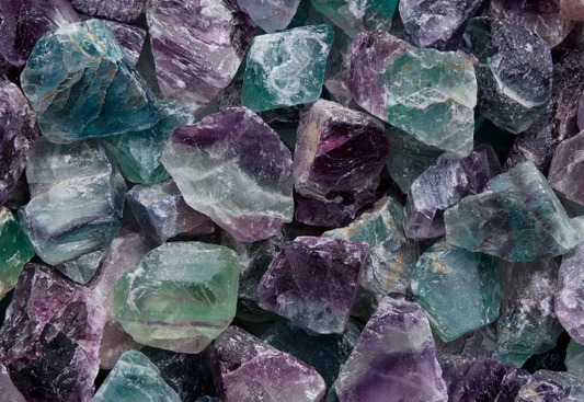 Fluorite grezza pietra naturale