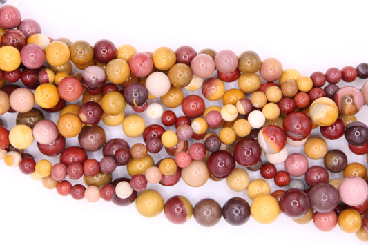 Mookaite filo tondo liscio pietra naturale