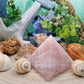 Piramide Quarzo Rosa pietra naturale