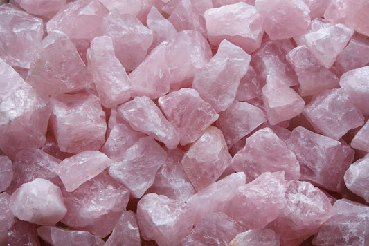 Quarzo rosa grezzo pietra naturale