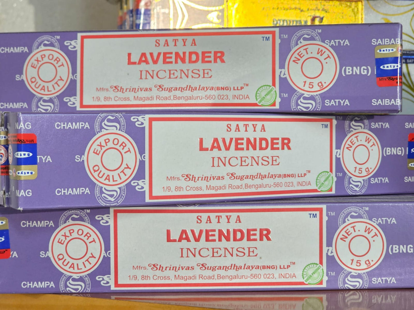 Incenso Satya Lavanda