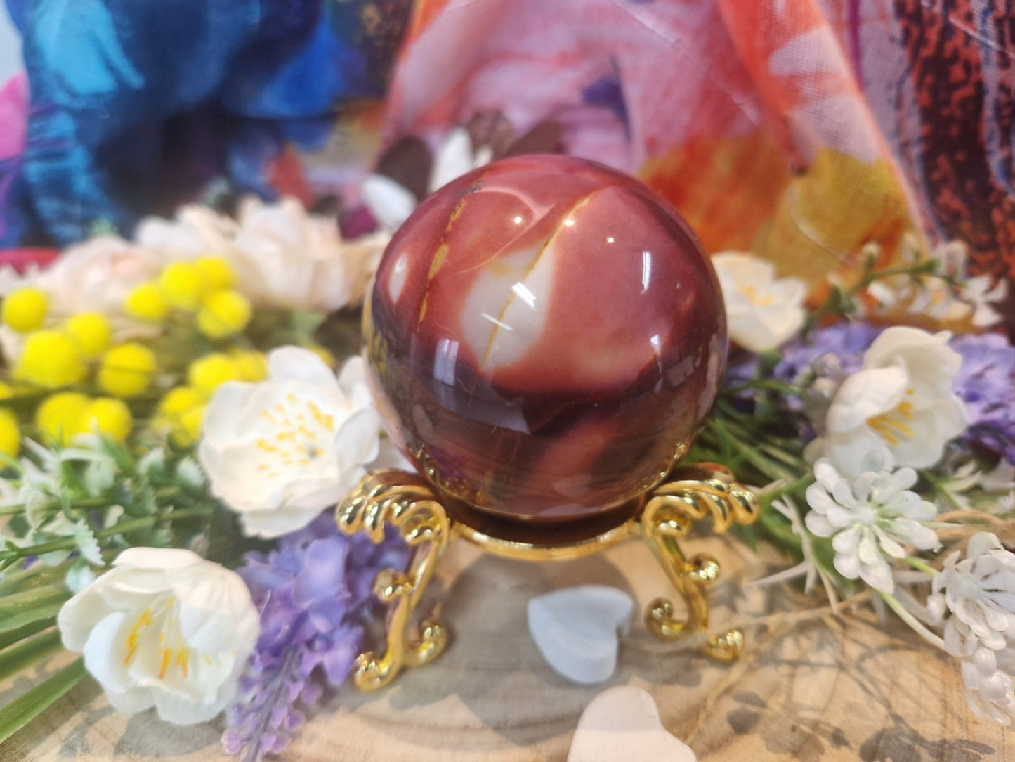 Sfera mookaite pietra naturale