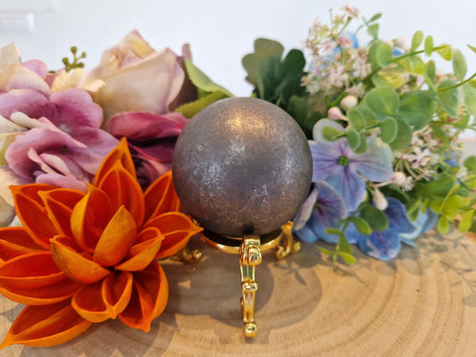 Shungite sfera in pietra naturale