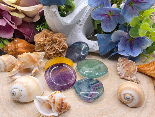 Smooth Stone Fluorite pietra naturale
