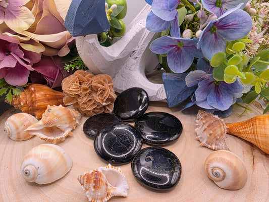 Smooth stone Tormalina Nera pietra naturale