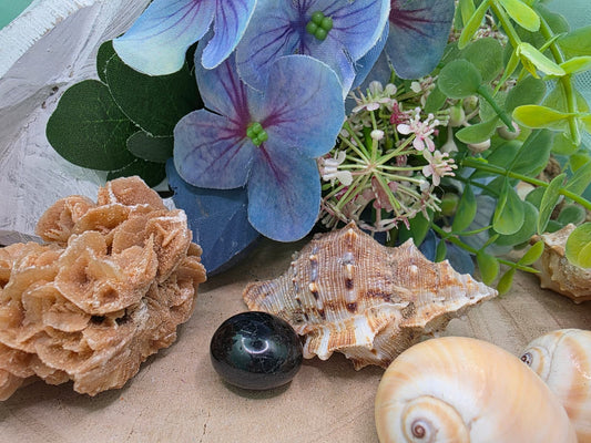 Tormalina nera pietra naturale burattata