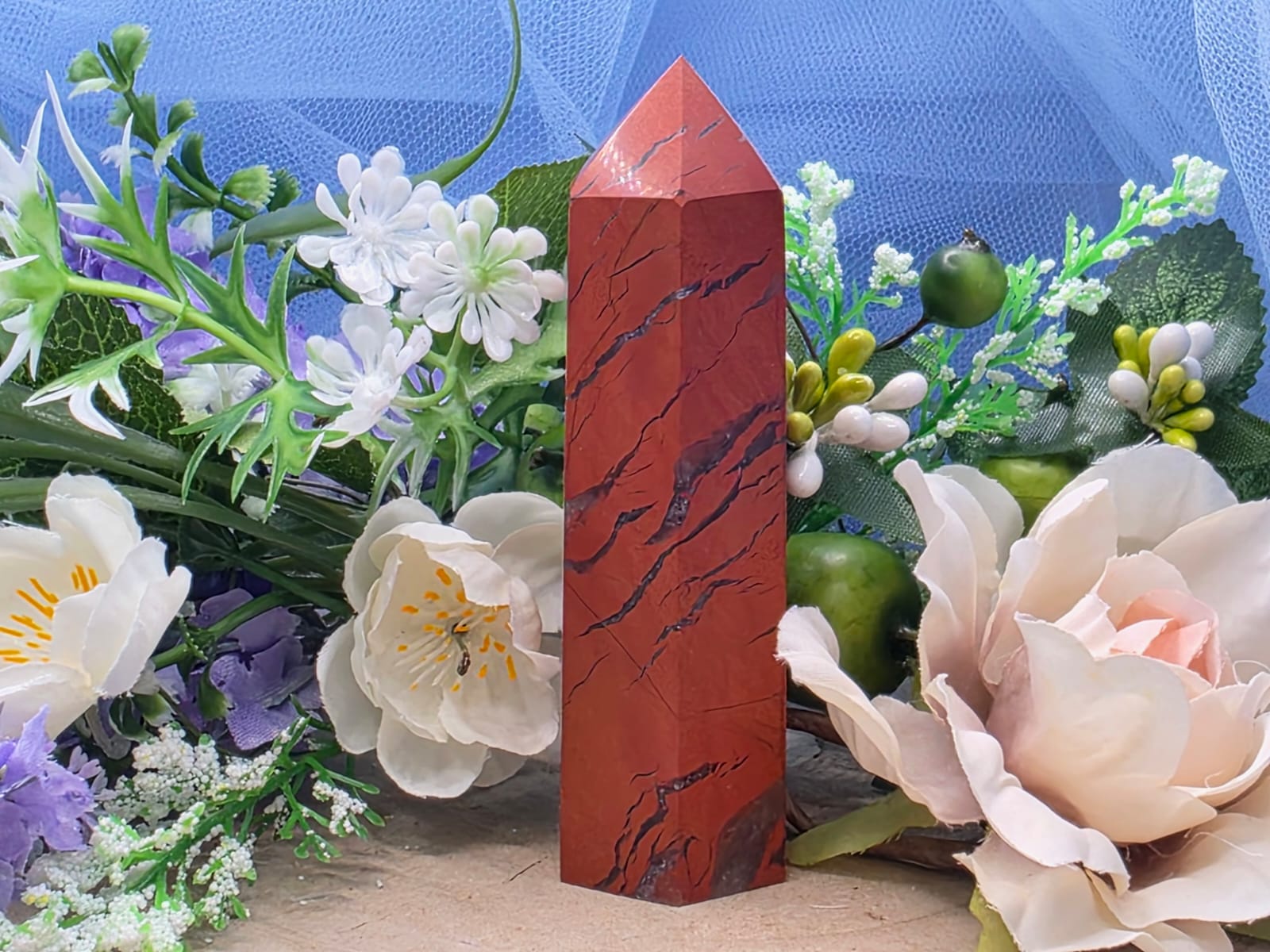 torre diaspro rosso naturale