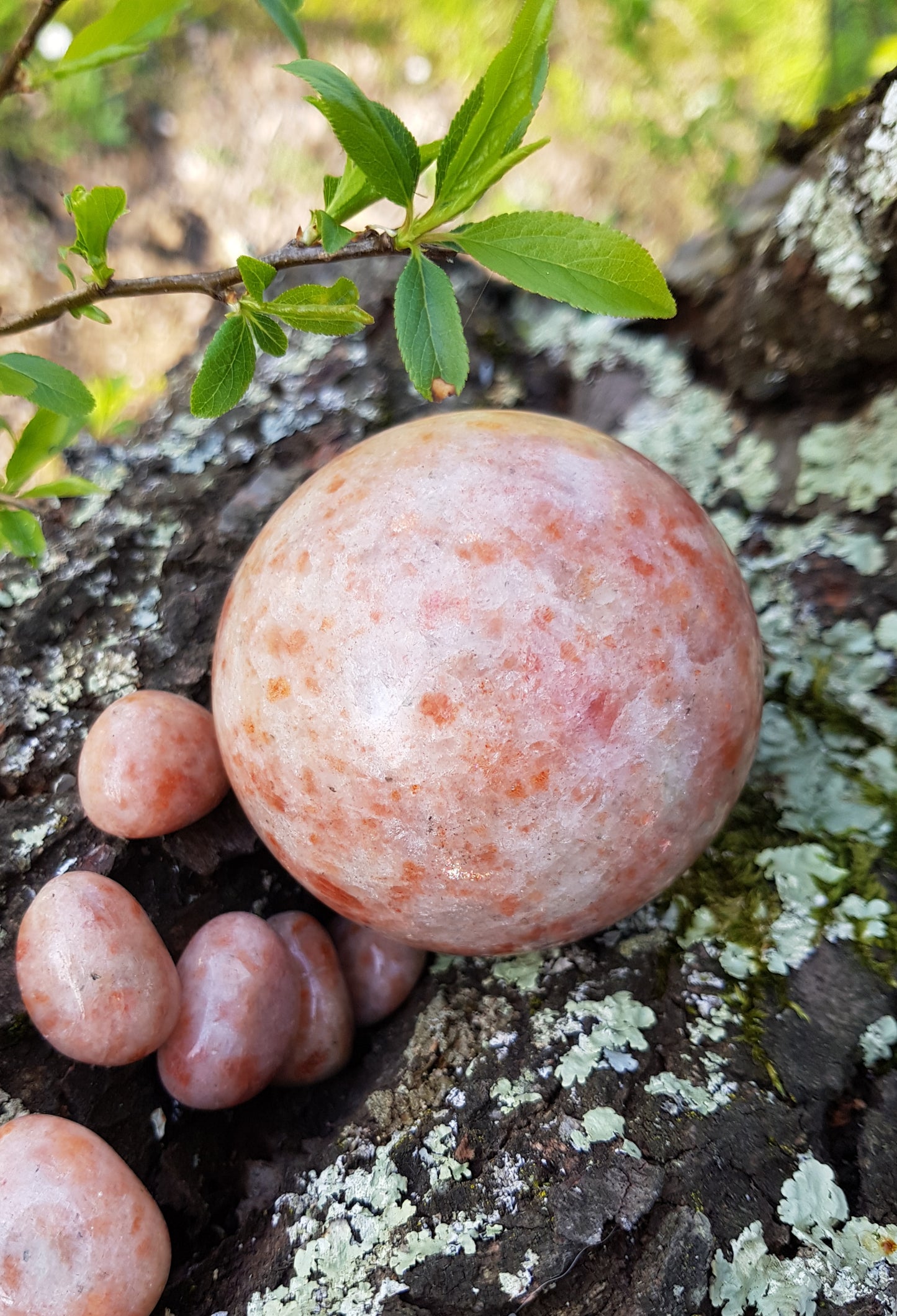 Sfera pietra del sole pietra naturale