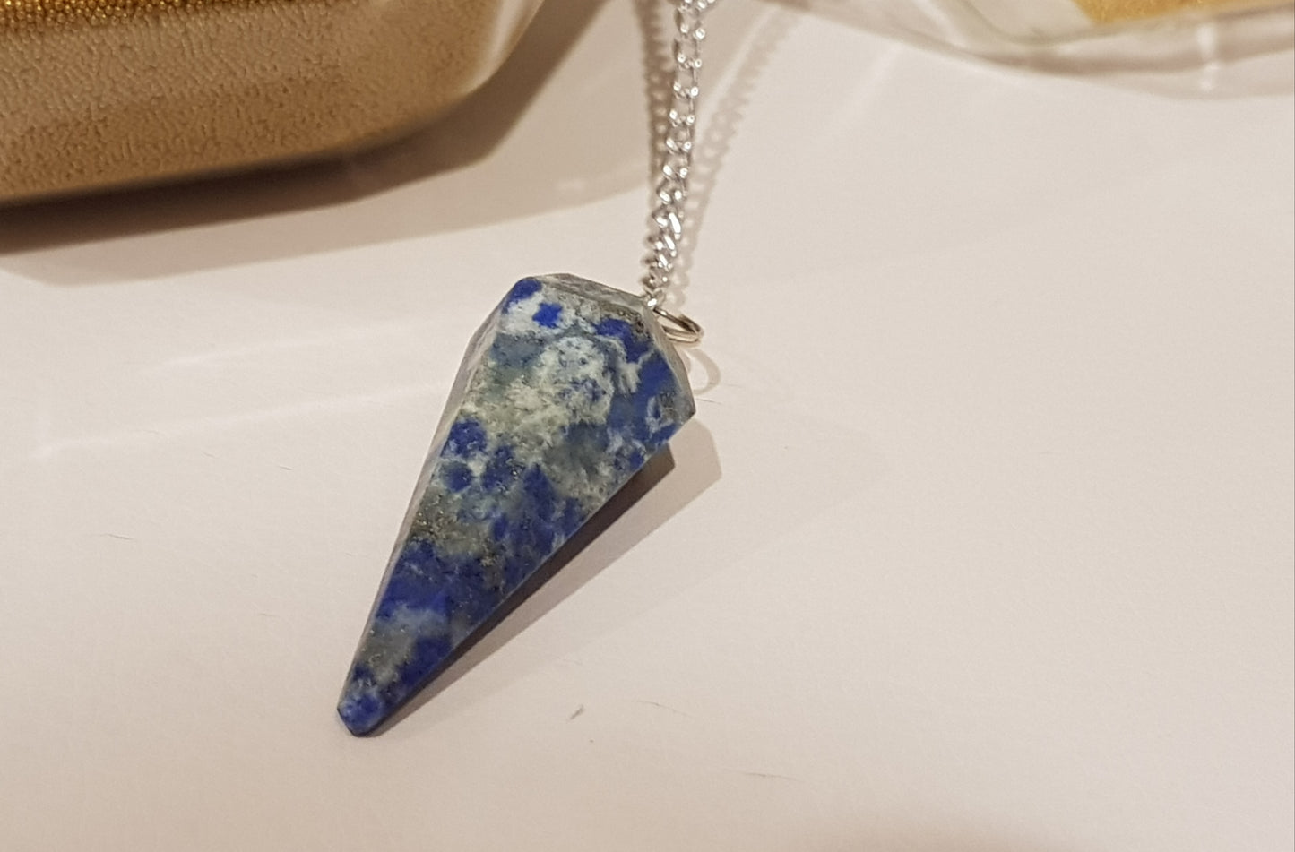 Pendolino pietra naturale lapislazuli