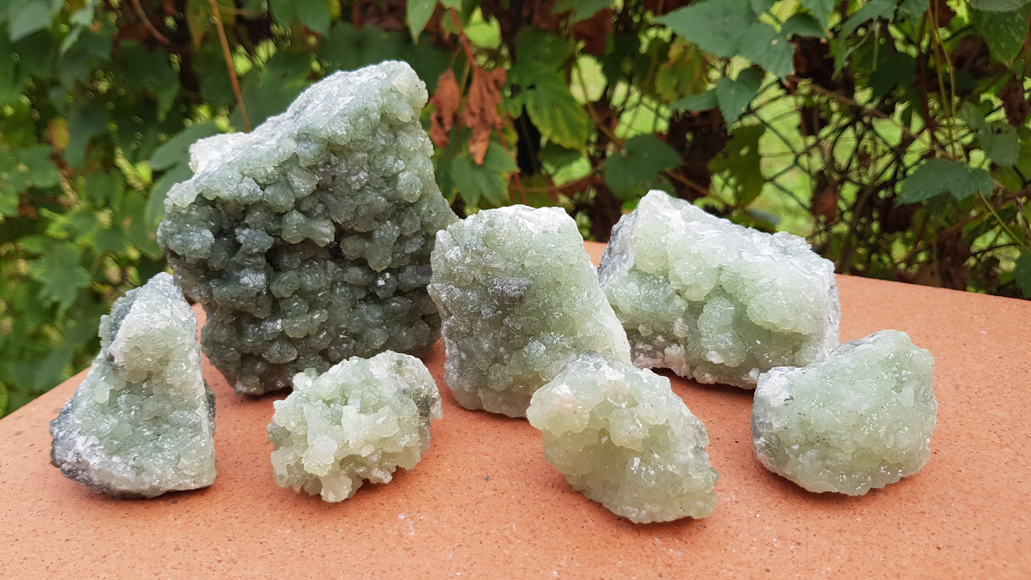 Prehnite grezza media