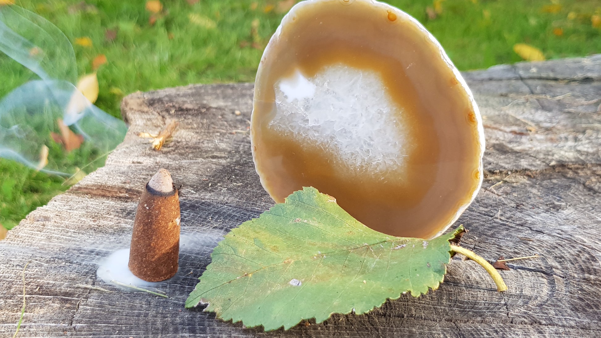 Agata fetta naturale
