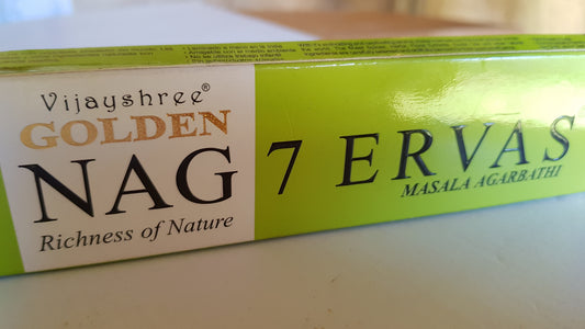 Incenso Golden Nag 7 Erbe naturale